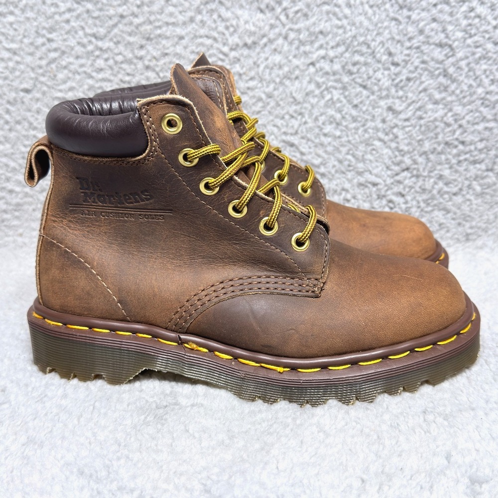 Dr Martens 939 Ben Womens Size 6 Ankle Boots Brown Leather 6-Eye England